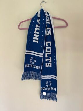 NFL Indianapolis Colts Blue and White Scarf